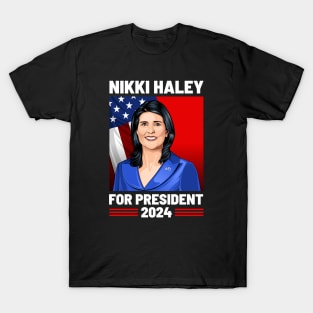 Nikki Haley 24 For President 2024 T-Shirt